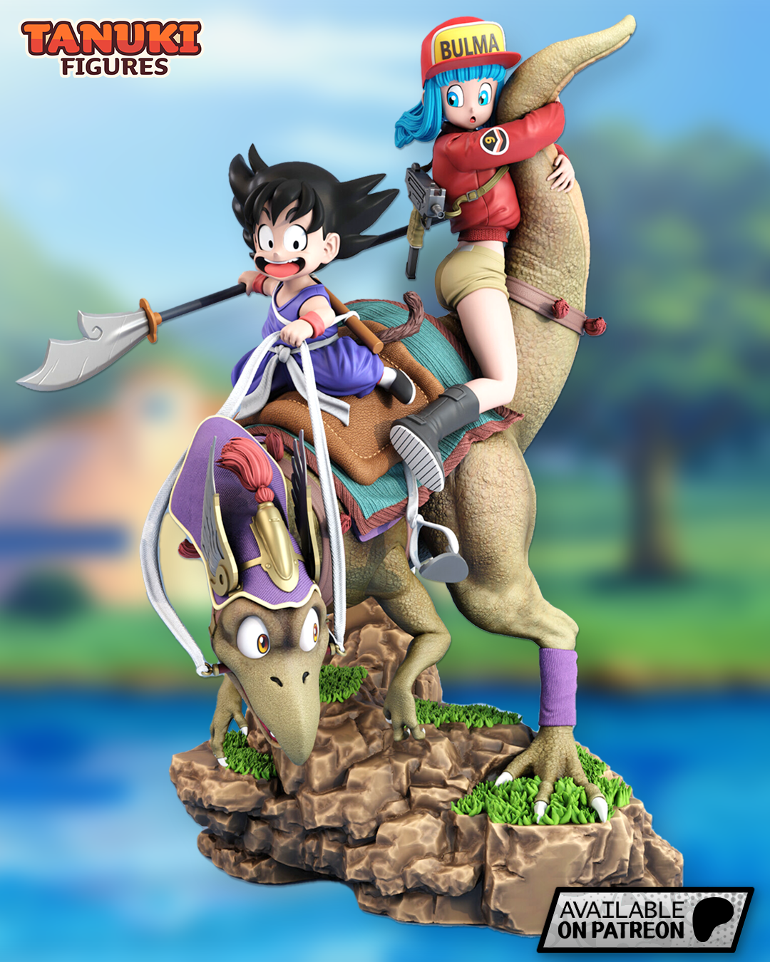 Goku & Bulma Diorama