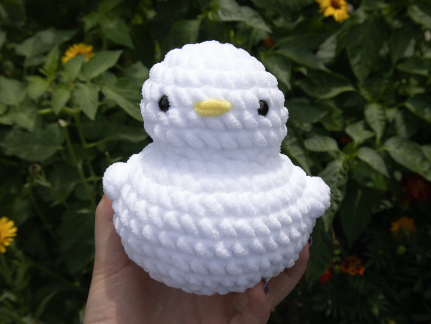 Duck Plushie with Removable Hat