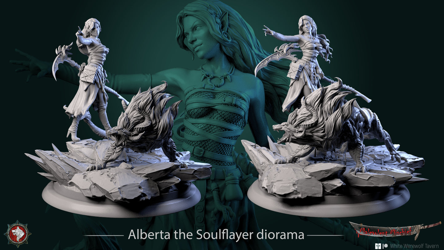 Alberta the Soulflayer Diorama