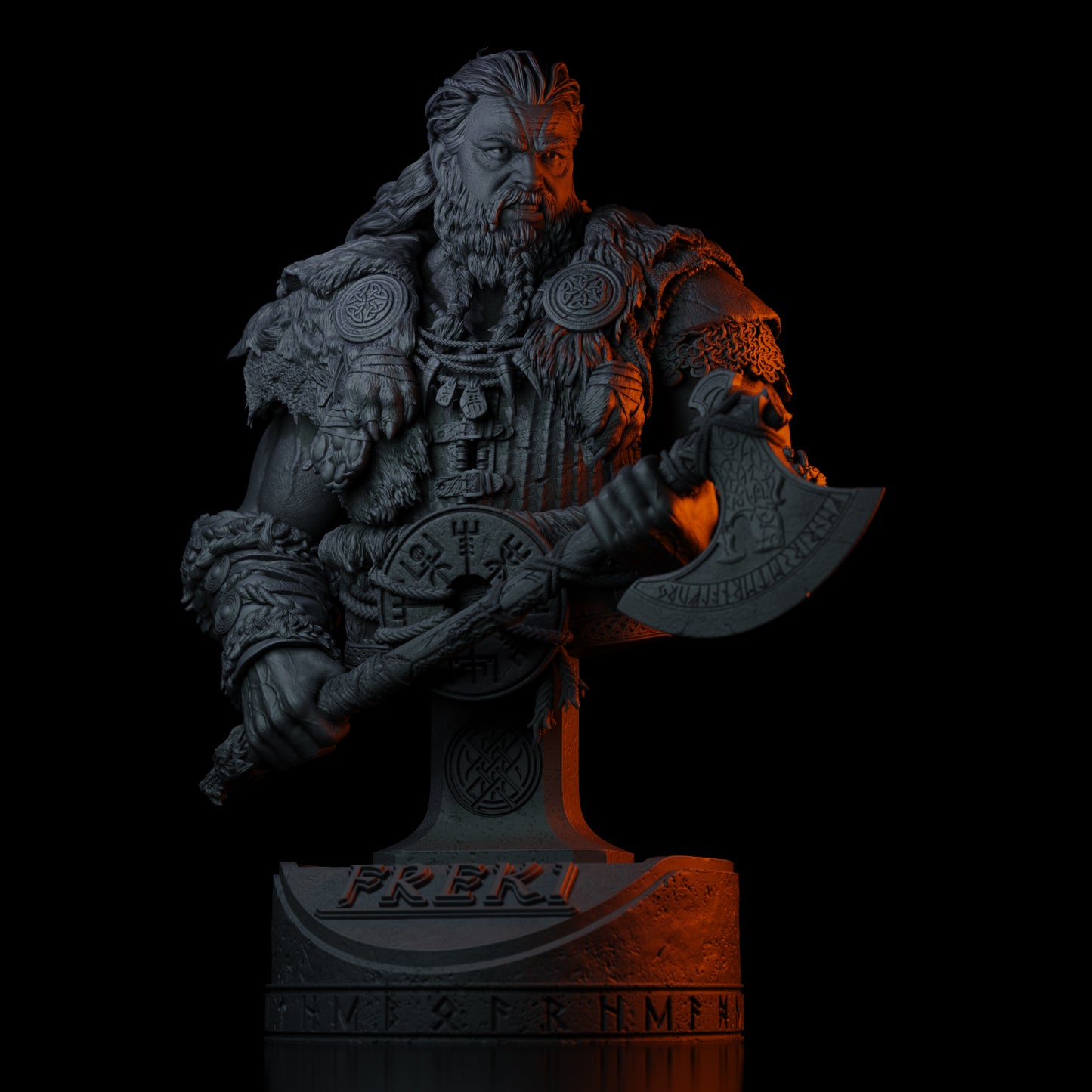Freki - The Boarheaded Bust