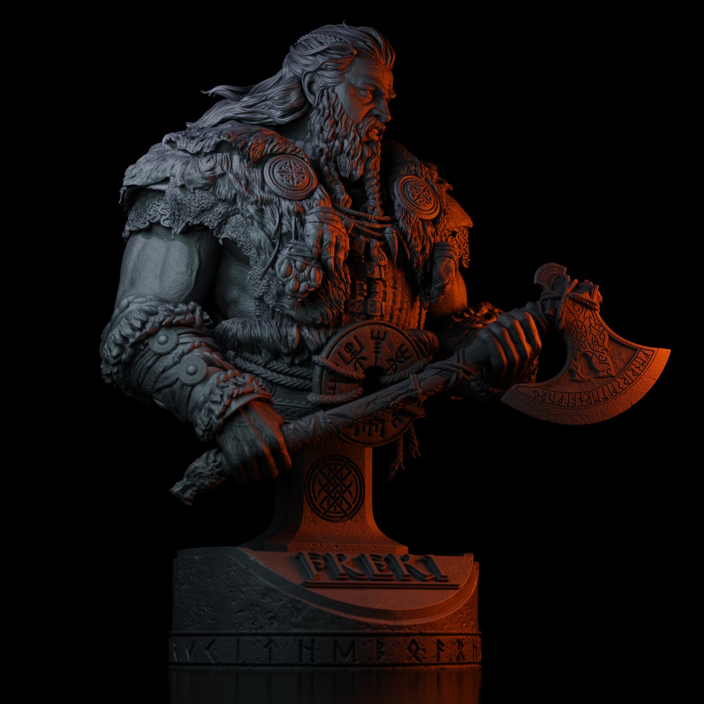 Freki - The Boarheaded Bust