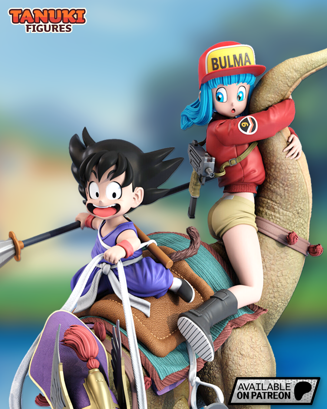 Goku & Bulma Diorama