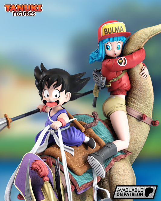 Goku & Bulma Diorama