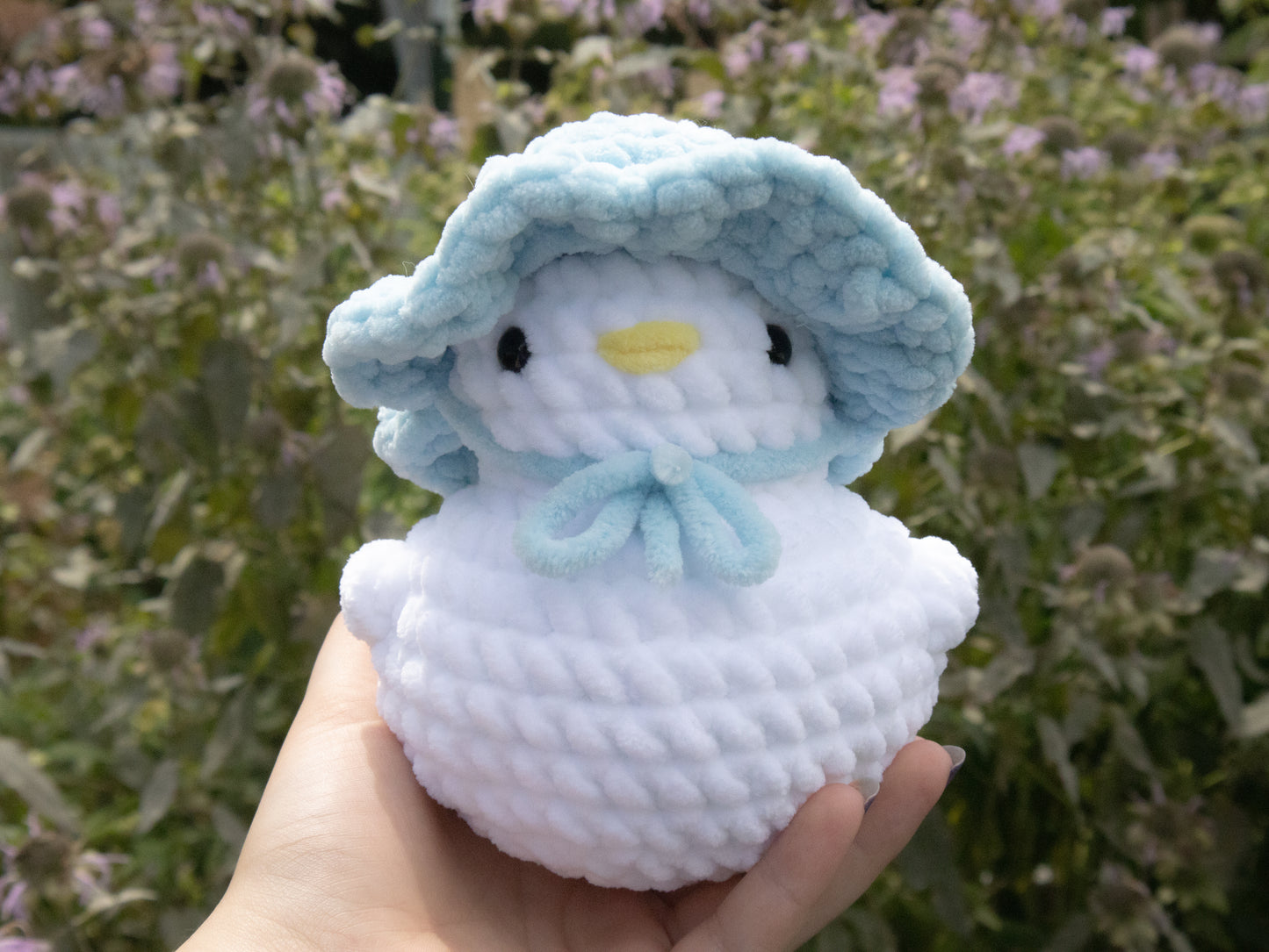 Duck Plushie with Removable Hat